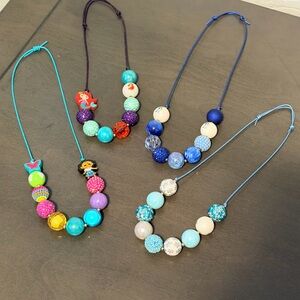Kids Disney necklace lot